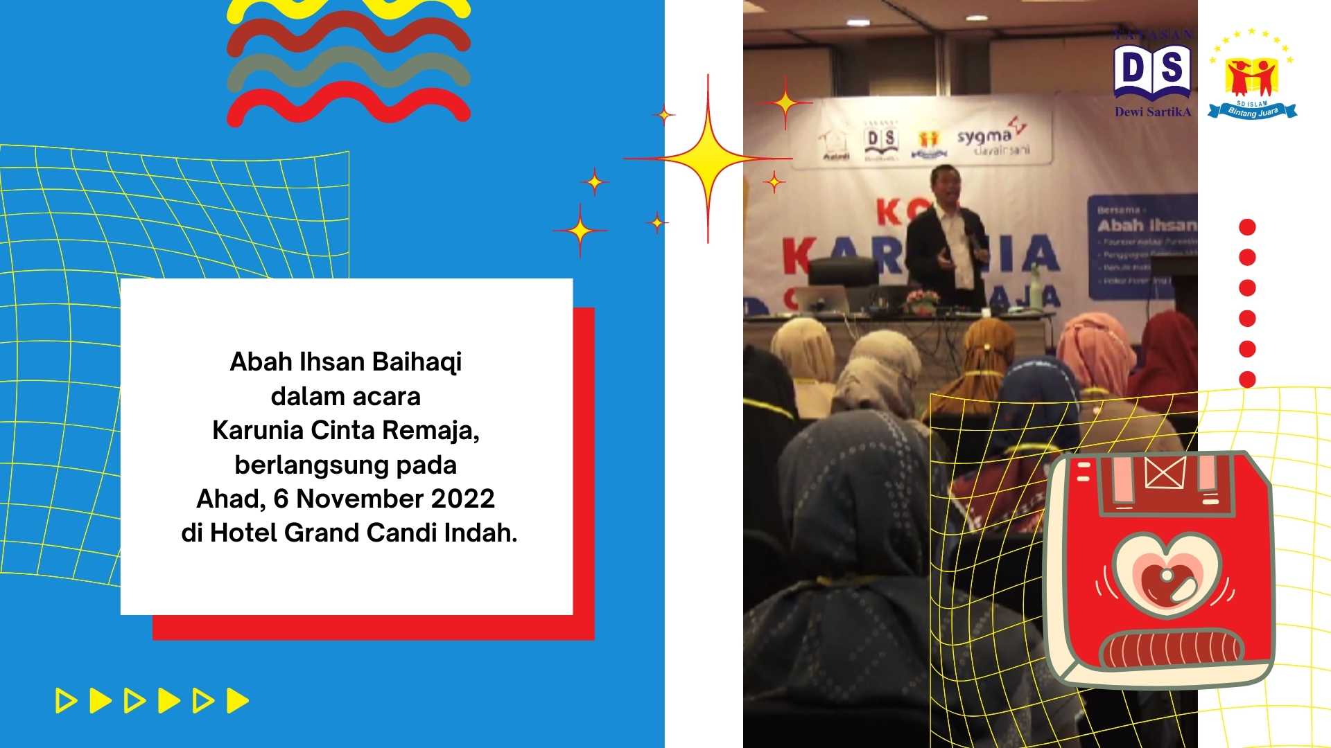 abah ihsan baihaqi di SD Islam Bintang Juara