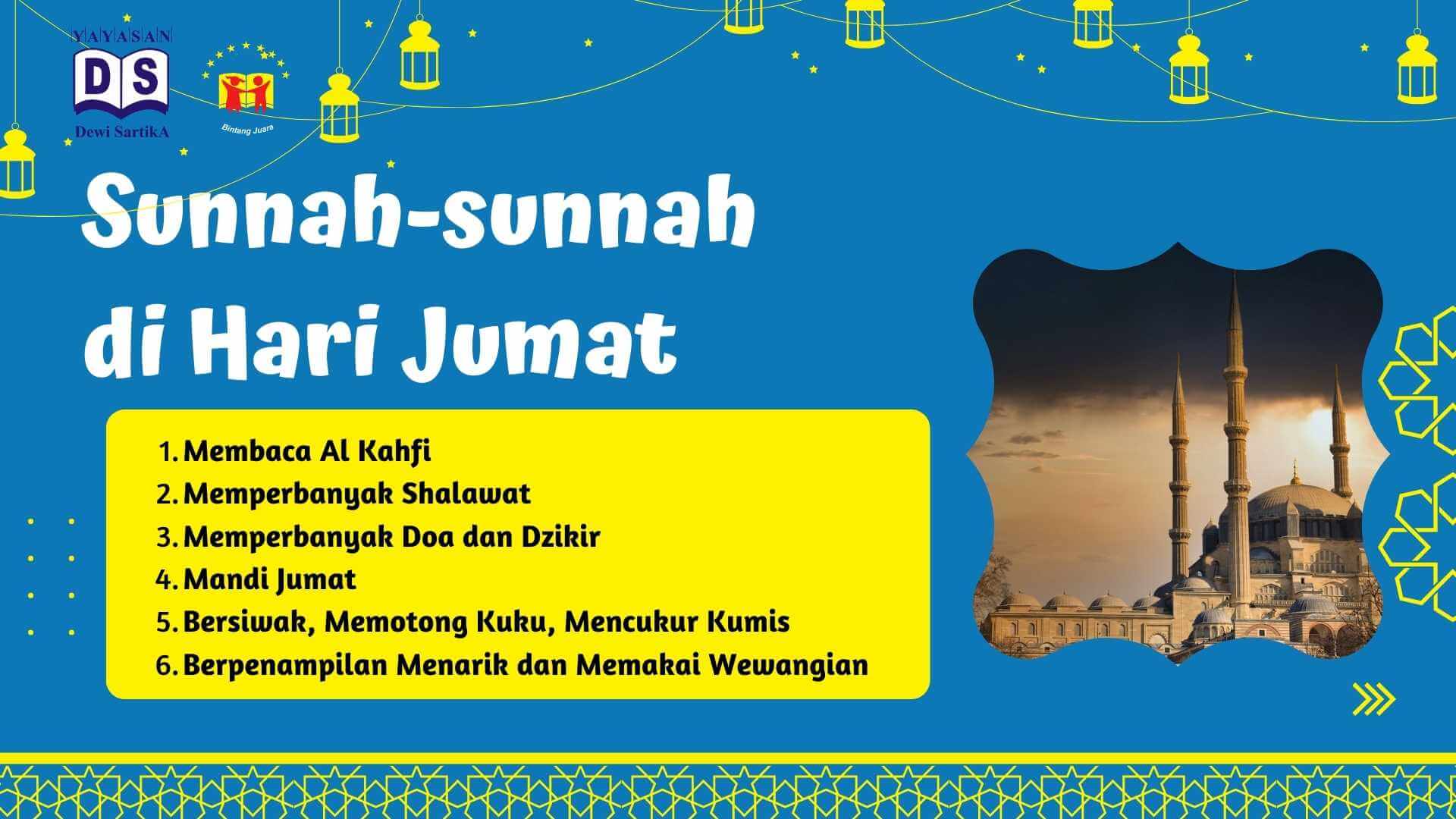 sunnah-sunnah di hari jumat