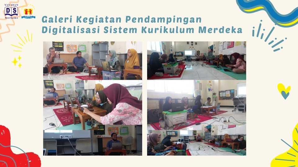 kegiatan pendampingan digitalisasi sekolah di SD Islam Bintang Juara
