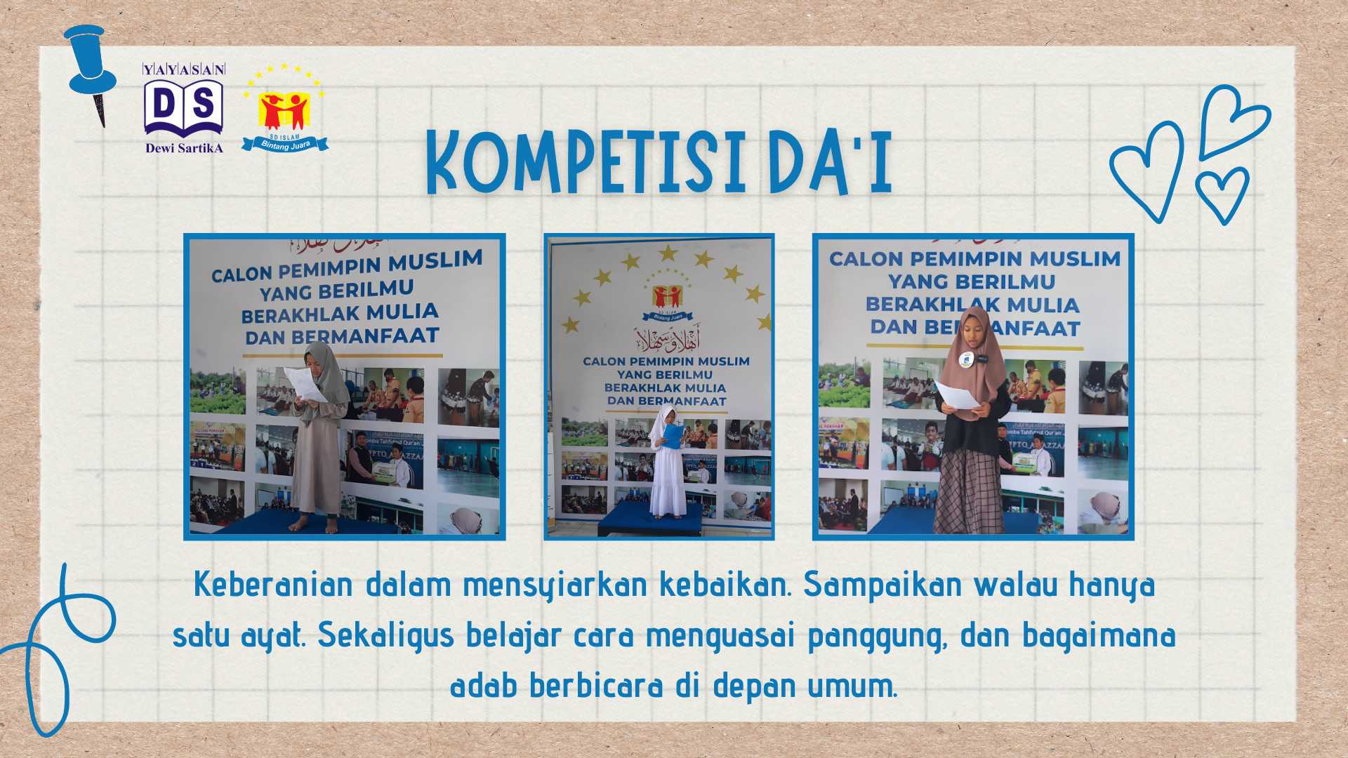 kompetisi dai musabaqah fii ramadhan sd islam bintang juara