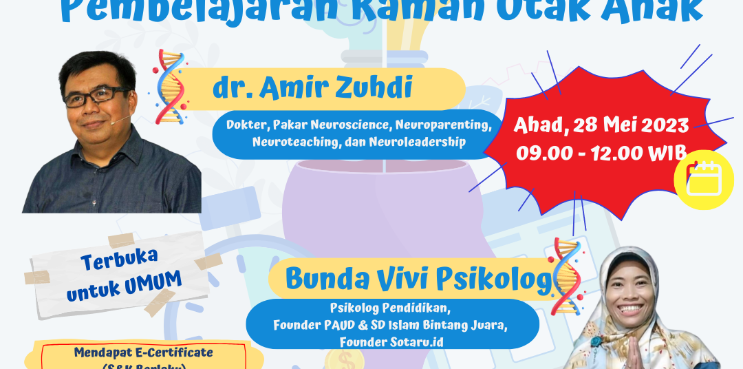 webinar pendidikan bersama dr. Amir Zuhdi bertema Neuroteaching