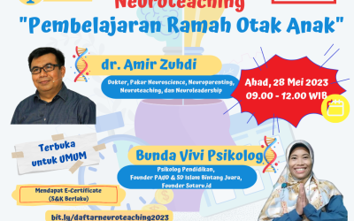 Webinar Pendidikan bersama dr. Amir Zuhdi bertema Neuroteaching, Pembelajaran Ramah Otak Anak