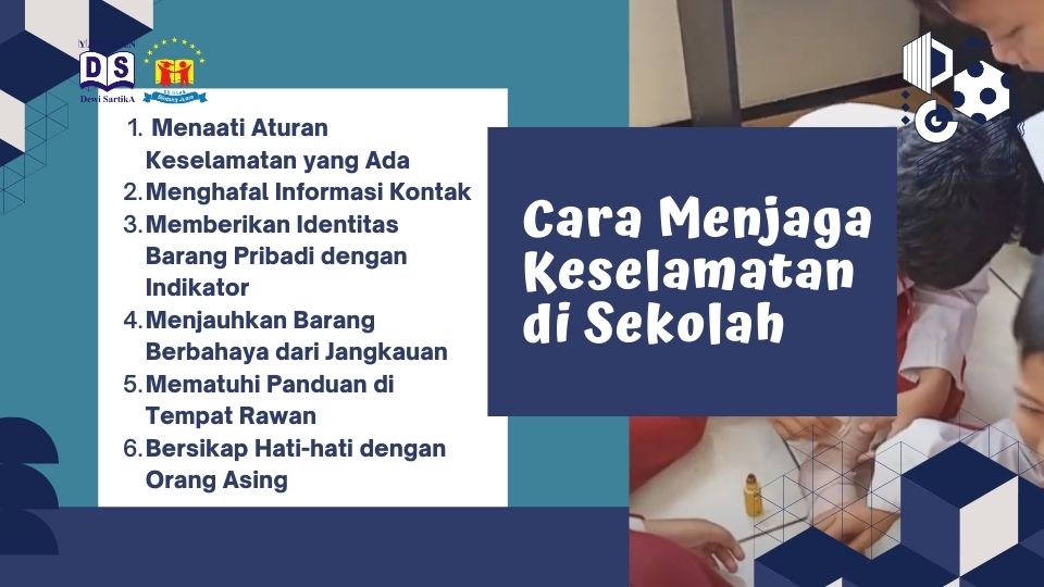 cara menjaga keselamatan di sekolah