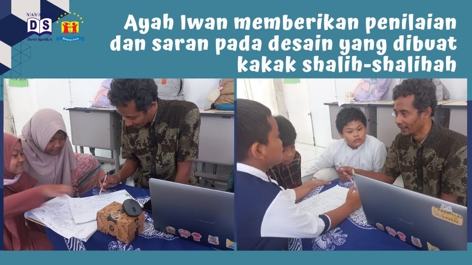 konsultasi desain bersama Ayah Iwan