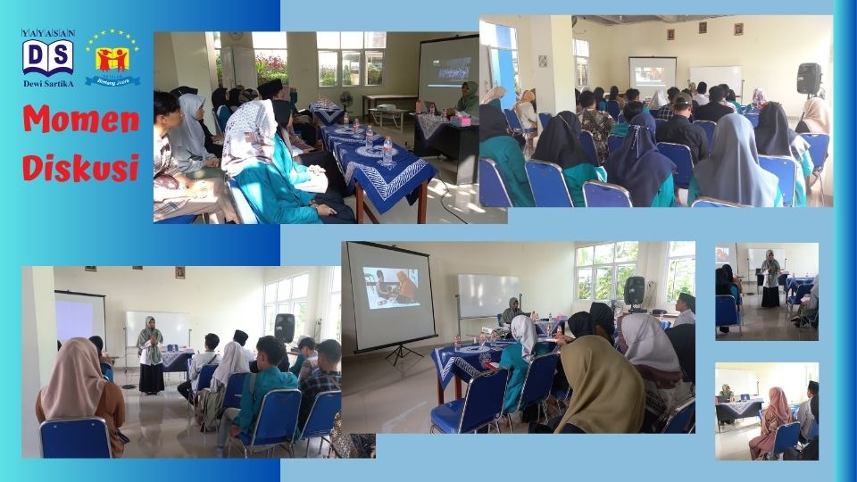 momen diskusi mahasiswa PAI UNWAHAS dengan kepala SD Islam Bintang Juara