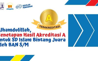 Alhamdulillah, Penetapan Hasil Akreditasi A untuk SD Islam Bintang Juara oleh BAN S/M