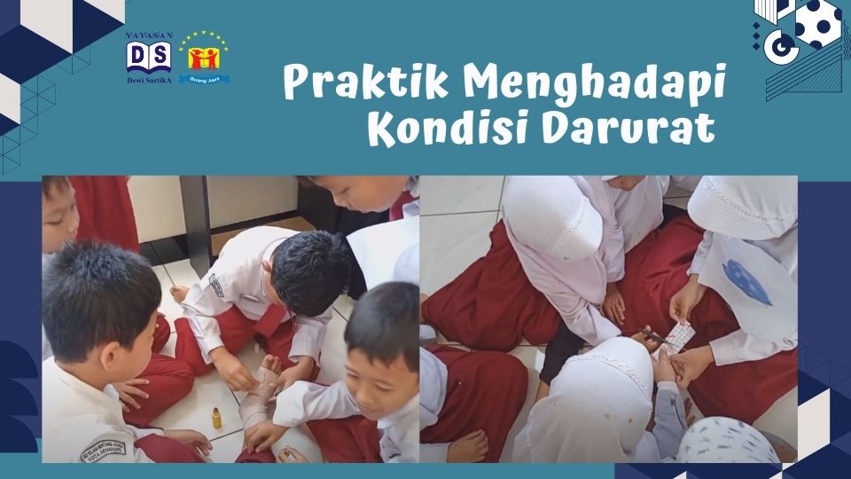 praktik menghadapi kondisi darurat di SD Islam Bintang Juara