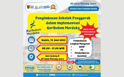 Pengimbasan Sekolah Penggerak dalam Implementasi Kurikulum Merdeka