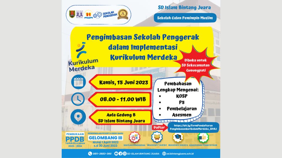 Pengimbasan Sekolah Penggerak dalam Implementasi Kurikulum Merdeka