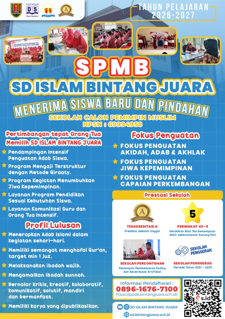 SPMB 2026-2027 SD 1 HALAMAN