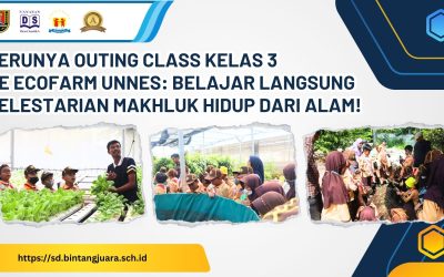 Serunya Outing Class Kelas 3 ke Ecofarm UNNES: Belajar Langsung Pelestarian Makhluk Hidup dari Alam!