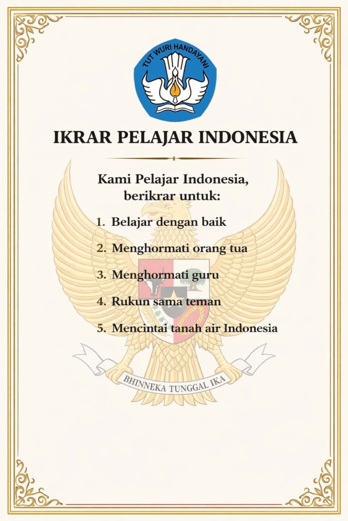 teks Ikrar pelajar Indonesia