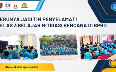 Serunya Jadi Tim Penyelamat! Kelas 3 Belajar Mitigasi Bencana di BPBD