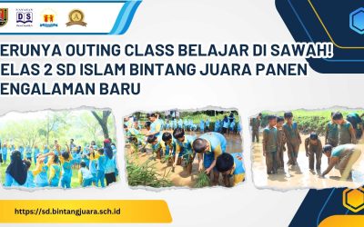Serunya Outing Class Belajar di Sawah! Kelas 2 SD Islam Bintang Juara Panen Pengalaman Baru
