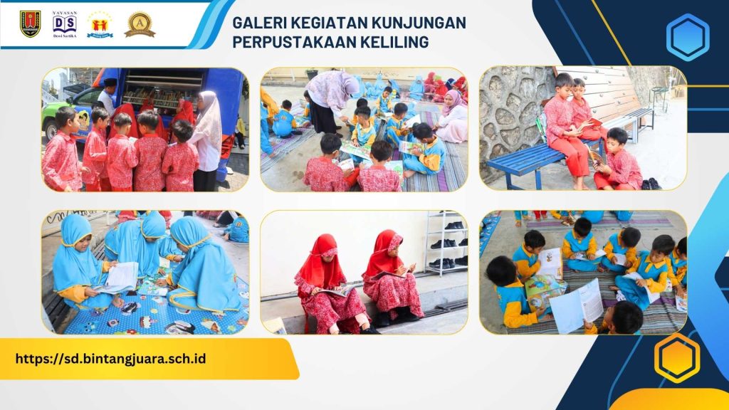 galeri kegiatan kunjungan perpustakaan keliling