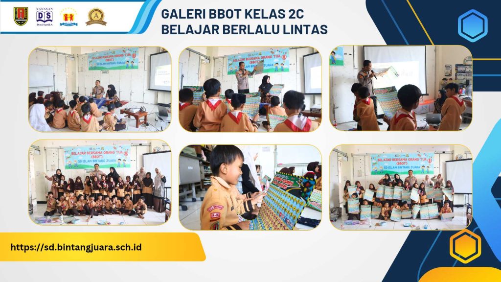 galeri BBOT Kelas 2C belajar berlalu lintas