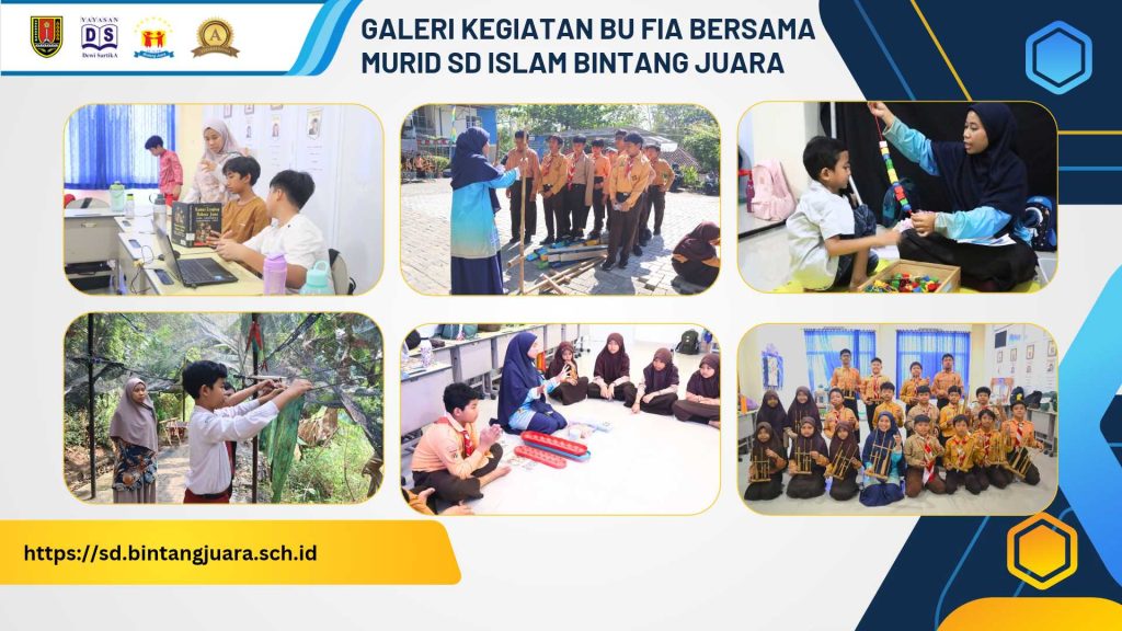 galeri bu fia bersama murid sd islam bintang juara